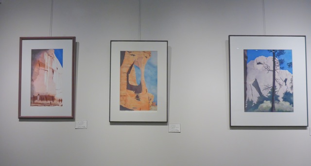 April Christenson's work on display at the Louisville Library